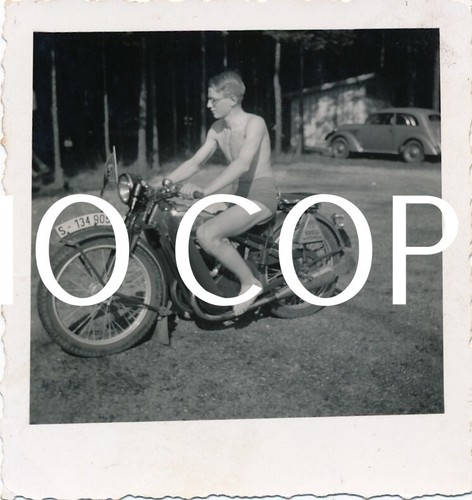Photo moto oldtimer - moto,