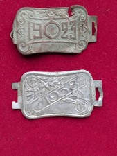 LOT PLAQUES DE VELO ANCIENNES