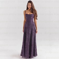 Robe Longue Maxi Florale Mesh