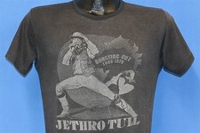 vintage 70s JETHRO TULL BURSTING OUT TOUR LIVE ALBUM 1978 BLACK t-shirt MEDIUM M