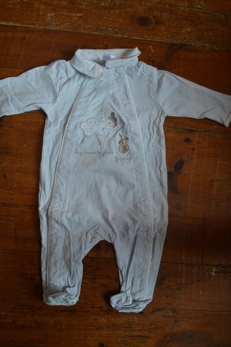 Pyjama bleu mouton coton