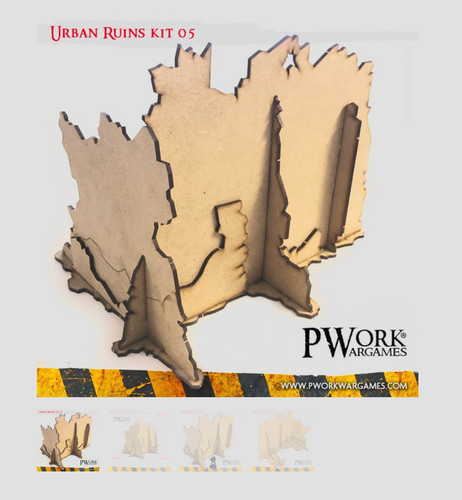 Pwork games urban ruin set - pwork,