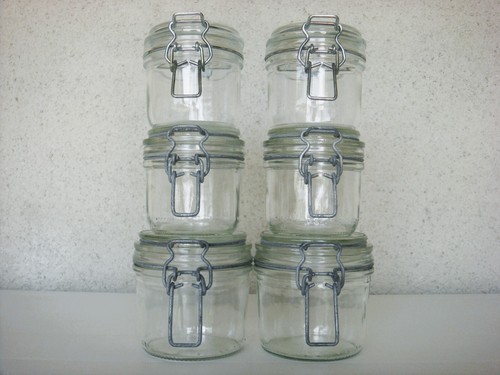 Lot bocaux vides en - bocaux,