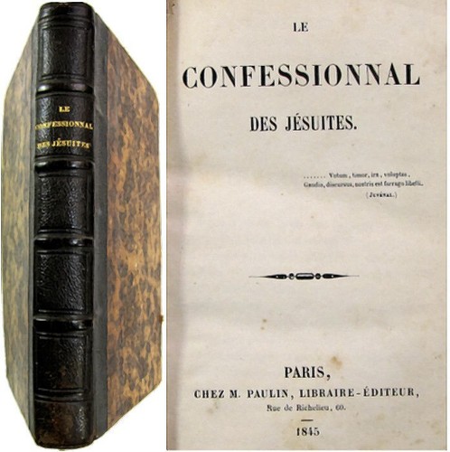 Confessionnal des jésuites - le,