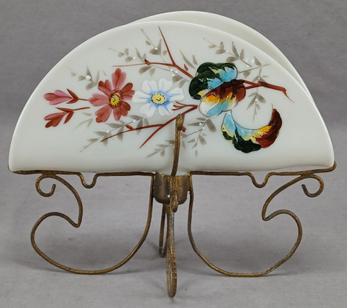 Antique bohemian hand enameled - hand,