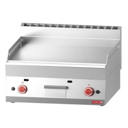 Plancha gaz chromée lisse - plancha,