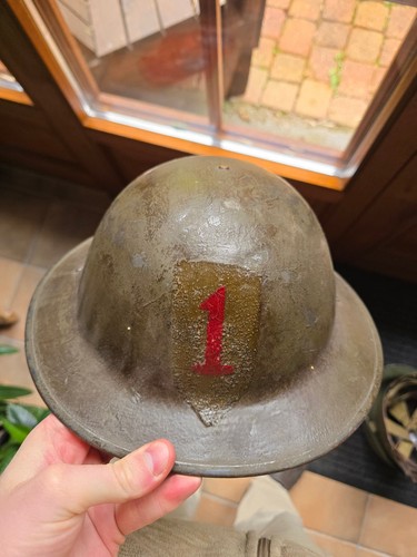 Casque 1ere division - casque, ww1