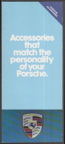 1981 porsche accessories sales - porsche,