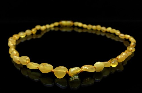 Collier ambre sculpté à - collier,