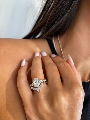 Bague diamant sertie de - bague, or