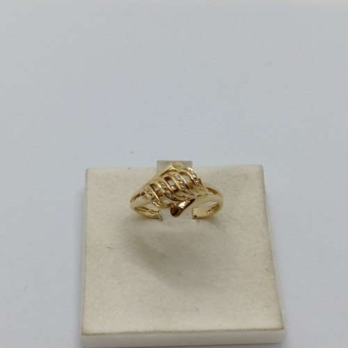 Bague femme avec zircons or - bague,