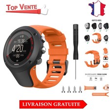 Bracelet TPU Orange pour Suunto Ambit 3/1/2/2S/2R, Style Sportif et Élégant