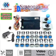 Pandora Saga 3d EX 10000 in 1 - arcade cabinet HDMI/VGA WIFi  LED  Full blue