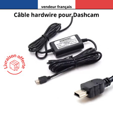 Câble Hardwire vers USB pour dashcam caméra embarquée DVR voiture