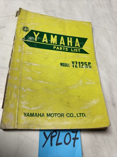 Yamaha yz125c yz125 76 - yamaha,