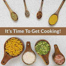 Set de mesure acacia café