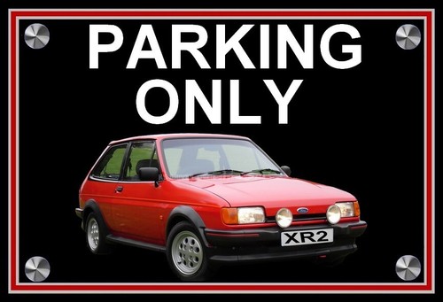 Plaque parking only - ",