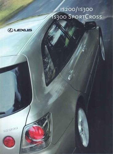 Catalogue brochure lexus is200 - catalogue,