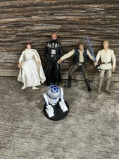 Star Wars Figurines. Set Of 5. Leia Luke R2D2