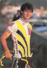 Bike - cycling racer cyclist Dominique Lecrocq - team super U
