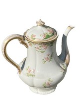 Art Nouveau Cafetière Ancienne en Porcelaine de Limoges William Guérin, bel état