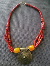 Ancien Collier Bijou Ethnique