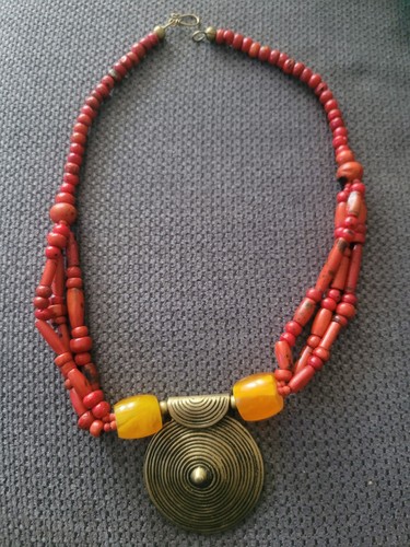 Ancien collier bijou - ancien, ethnique