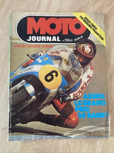 Moto journal 1975 226 - journal, ossa