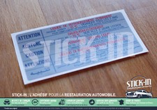 Autocollant Sticker 205 GTI