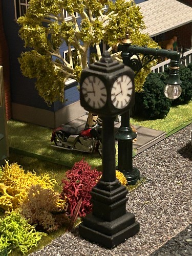 Street clock 74634 lemax - street,