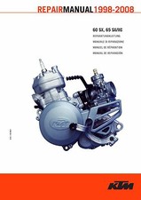 KTM Engine Service Workshop Shop Repair Manual 2008 65 SX