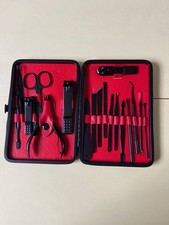 kit manucure pédicure complet ciseau coupe ongle lime pince tout neuf carton