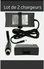 Lot de 2 Chargeurs neufs d'origine PC Portable DELL 130W 19.5V 6.7A  HA130PM160