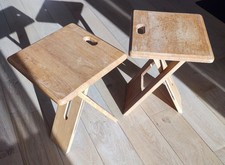 2 Tabourets Pliant Design