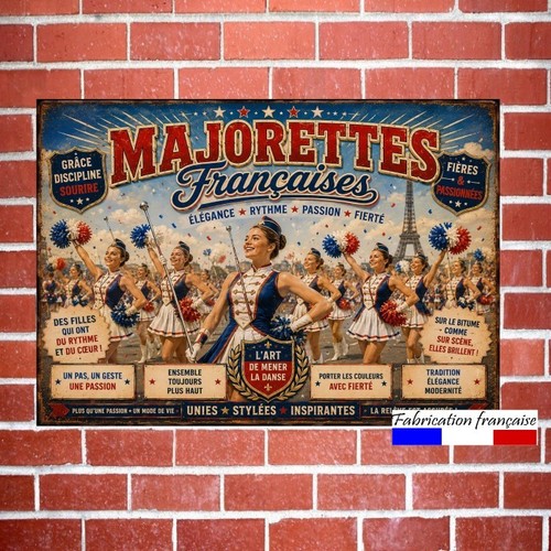 Plaque aluminium vintage les - vintage,