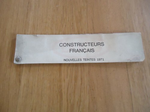 Rare nuancier duco - rare,