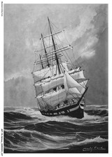 ARTP6-0422-BOAT - navy sailing