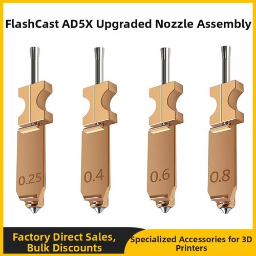 Buse inox pour flashforge ad5x - flashforge,