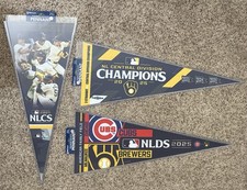 3 Pennants - NL Central Div, 2025 NLDS Pennant Milwaukee BREWERS vs. CUBS, NLCS