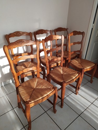 Chaises merisier de salle - en,