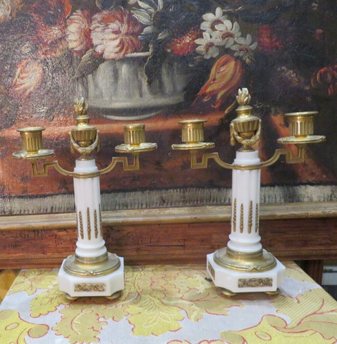 Grande paire chandeliers - grande,