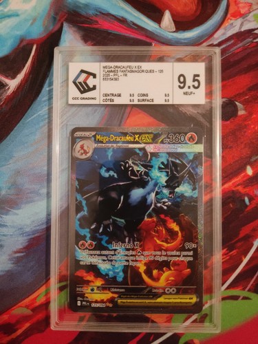 Carte pokémon méga - pokémon, méga-dracaufeu