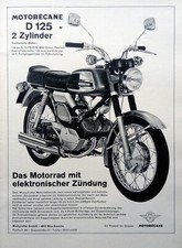 Motobecane D 125-2, Original Advertising from 1971