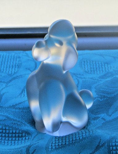 Chien caniche cristal - chien,