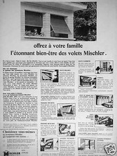 ADVERTISING MISCHLER FLAPS CLAIRMATIN - WOOD-METAL SHUTTER - DECORAMA PARTITIONS