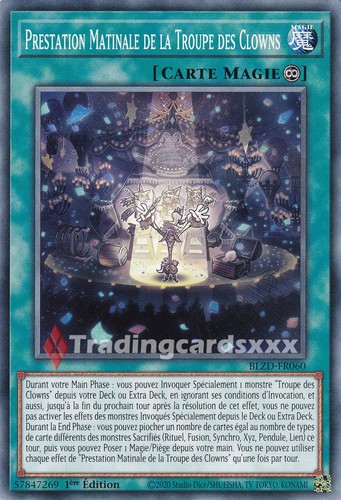 Prestation matinale - yu-gi-oh!,