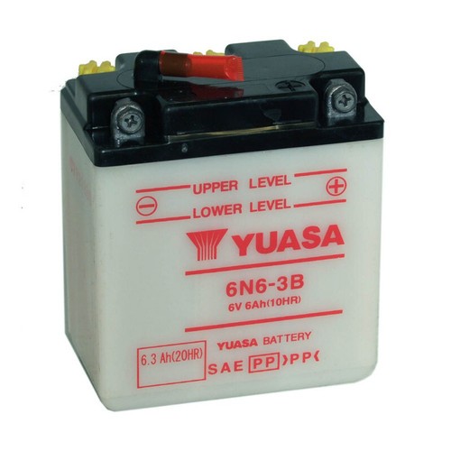 Batterie moto yuasa 6n6 - batterie,