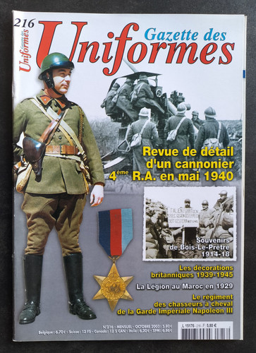 Gazette des uniformes 216 - uniformes, n°