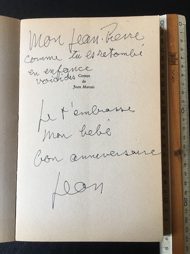 Jean marais signed first - jean,