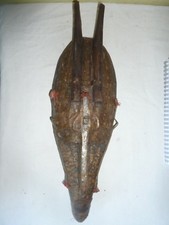 Masque Ethnique  Bois clou ferraille Africain 